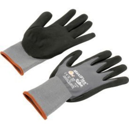 PIP PIP MaxiFlex Ultimate Nitrile Coated Knit Nylon Gloves, Medium, 12 Pairs 34-874/M
